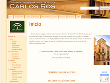 Tablet Screenshot of conservatorioguadix.es